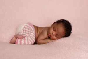 sleeping-baby-girl-laying-on-tummy-for he-adelaide-newborn-shoot